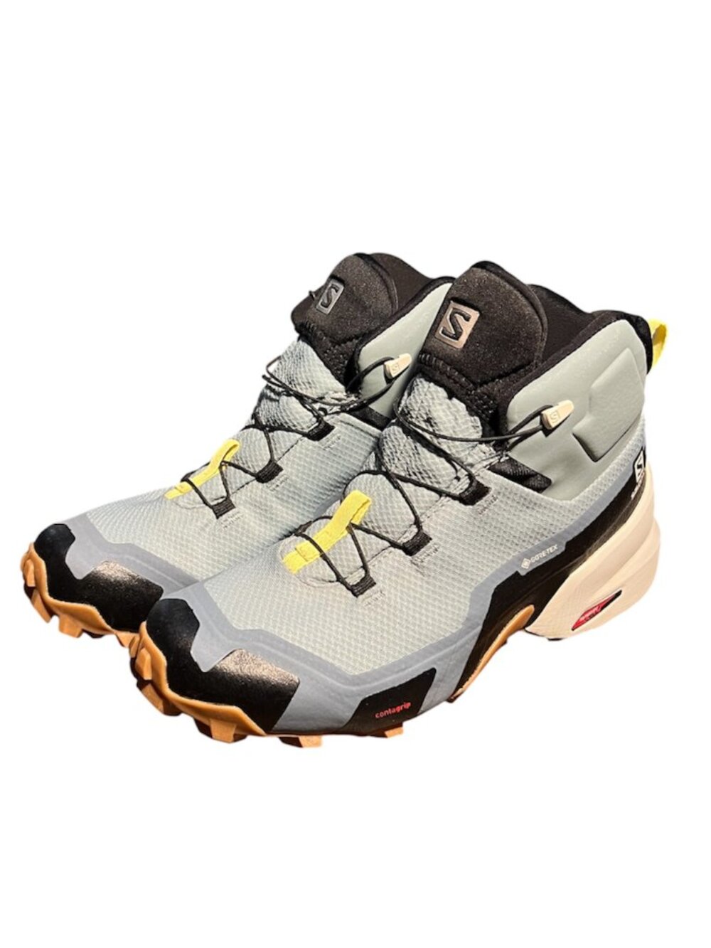 Salomon Cross Hike GORE-TEX Hiking Boots Womens 7 Teal Waterproof Trail